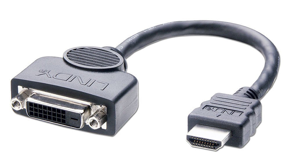 EAN 4002888412278 - Lindy 41227 adaptador de cable de vídeo 0,2 m DVI-D HDMI Negro imagen 1