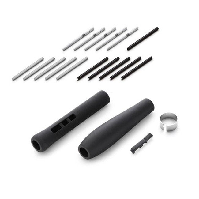 Wacom Ack-40001 Accesorio Para Tableta Gráfica Kit De Accesorios, Punta Del Lápiz Kit De Accesorios, Wacom, Intuos Pro (Pth451, Pth651, Pth651se, Pth851) Cintiq 13 (Dtk1301) Cintiq 22 (Dtk2200, Dth2200), Negro, Gris