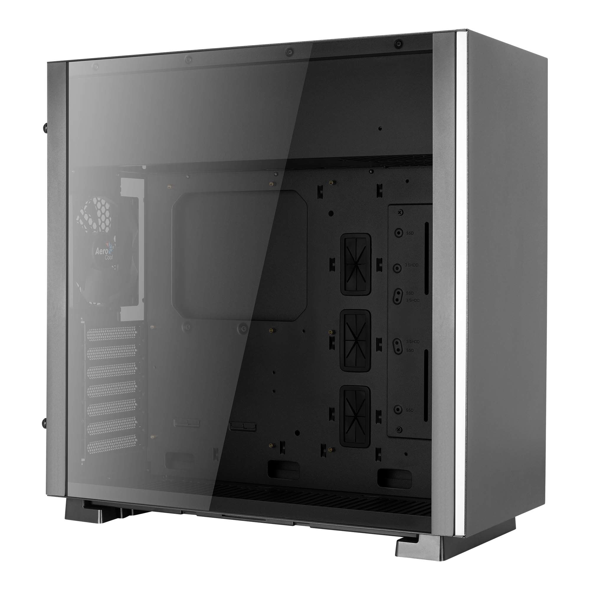 Caja Semitorre Aerocool Globk 2*Usb 3.0- Soporta Refrigeración Líquida Ssii-Ceb Atx Micro Atx Mini Itx