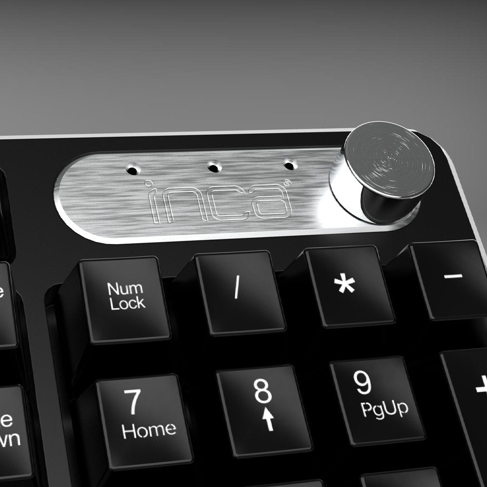 Teclado Turco + Ratón Inca Iws-549u Rf Inalámbrica + Usb Qwerty Negro