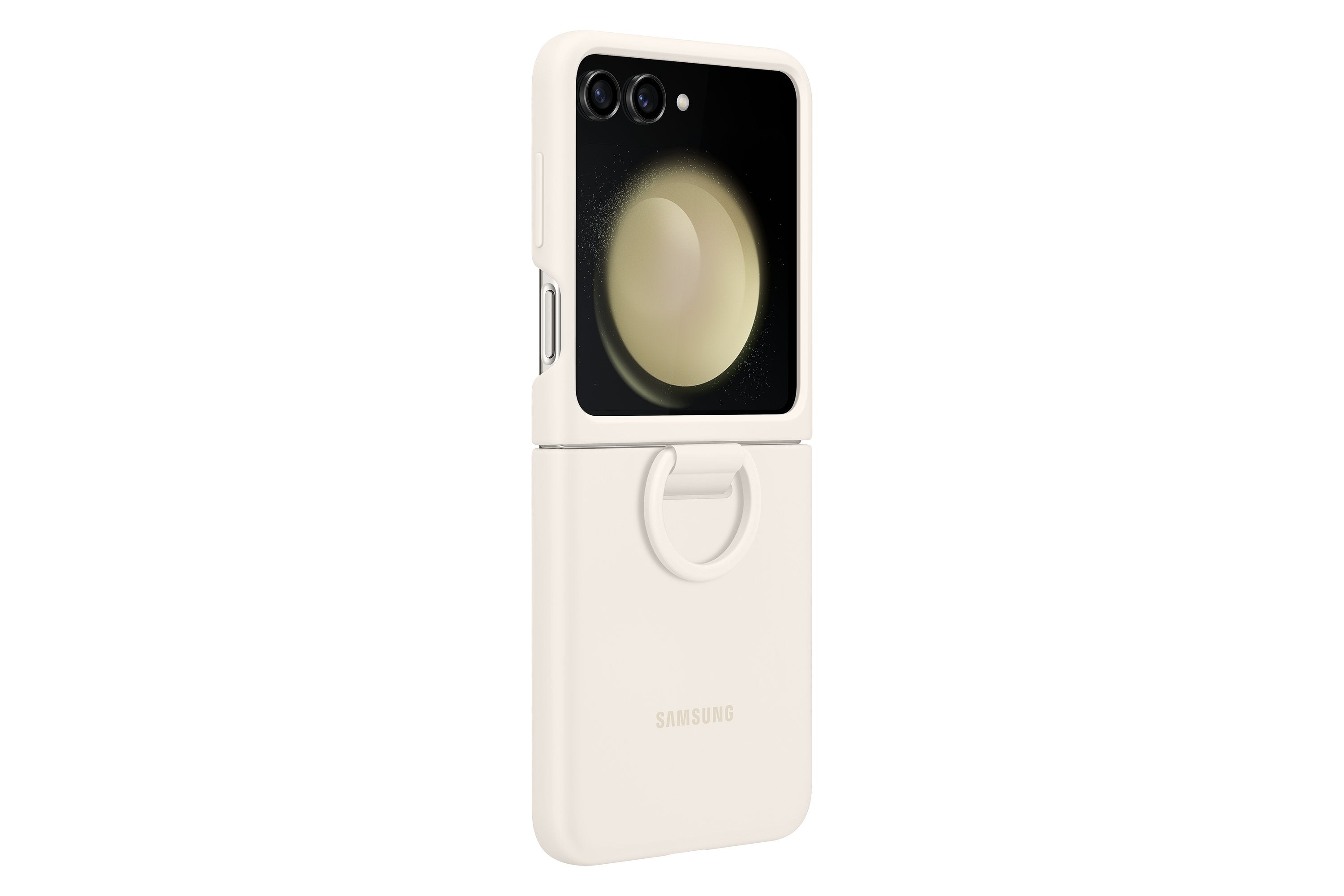 Samsung Ef-Pf731tuegww Funda Para Galaxy Z Flip5 (6.7") Crema De Color