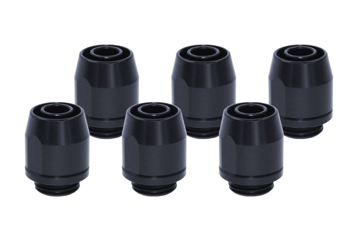 Tobera De Rosca Alphacool Hf Tpv Metal - Recta - Negra 17454