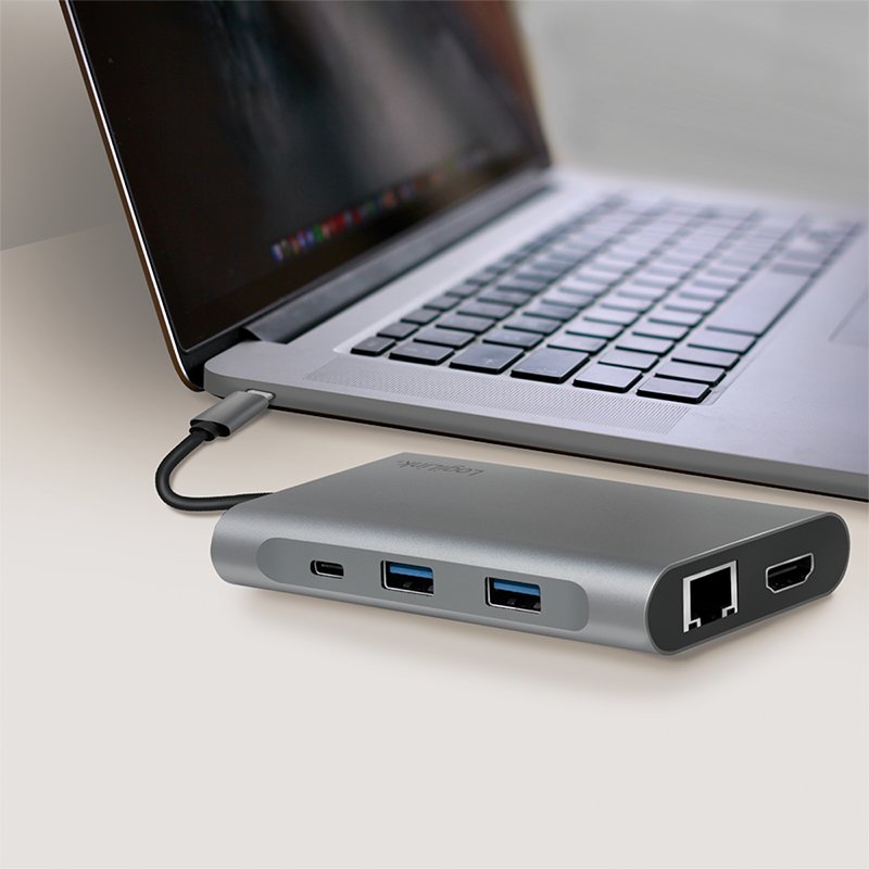 EAN 4052792064704 - LogiLink UA0382 base para portátil y replicador de puertos Alámbrico USB 3.2 Gen 1 (3.1 Gen 1) Type-C Pla imagen 7