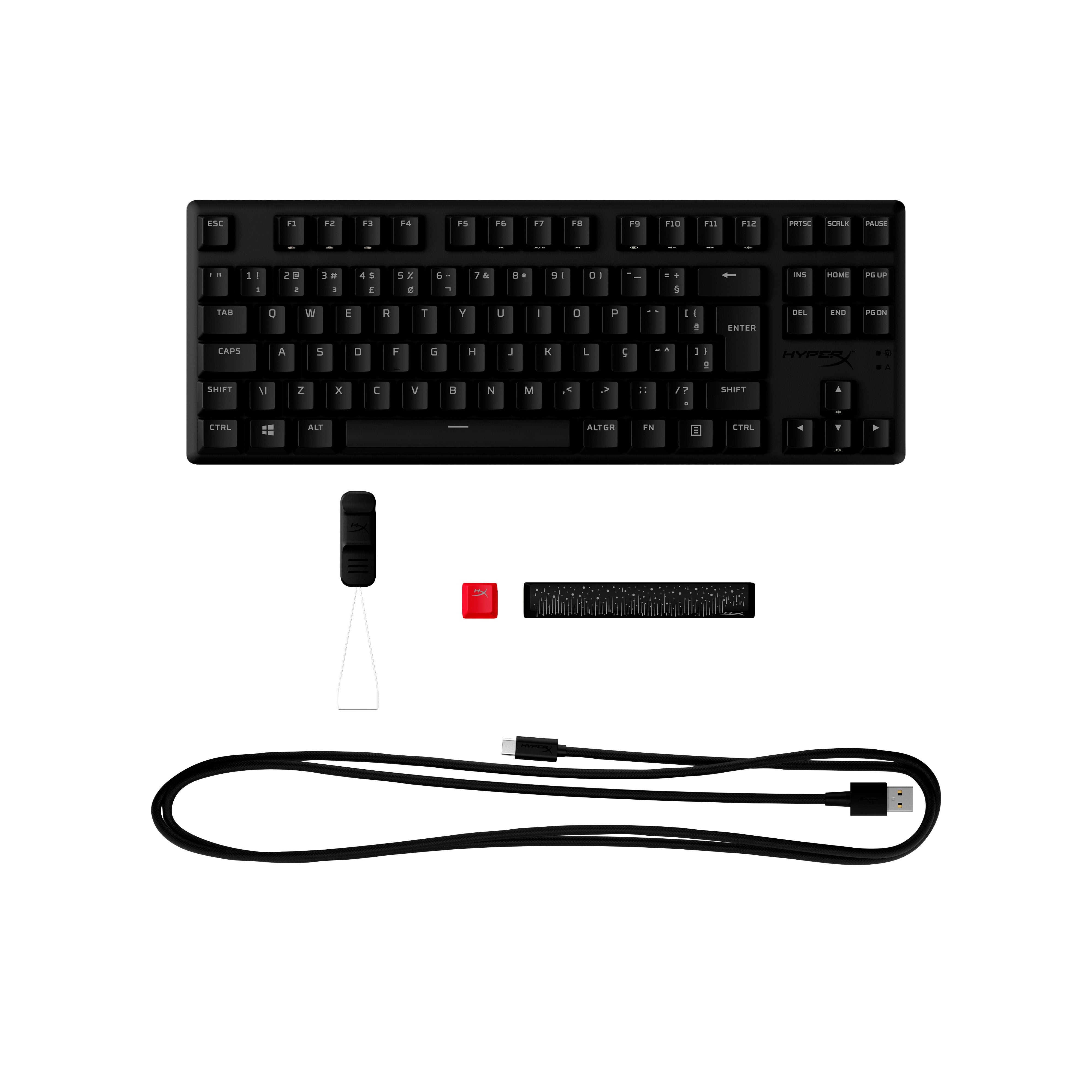 EAN 0196337969810 - HyperX Alloy Origins Core PBT HX Blue Gaming Keyboard teclado Juego USB Negro imagen 2