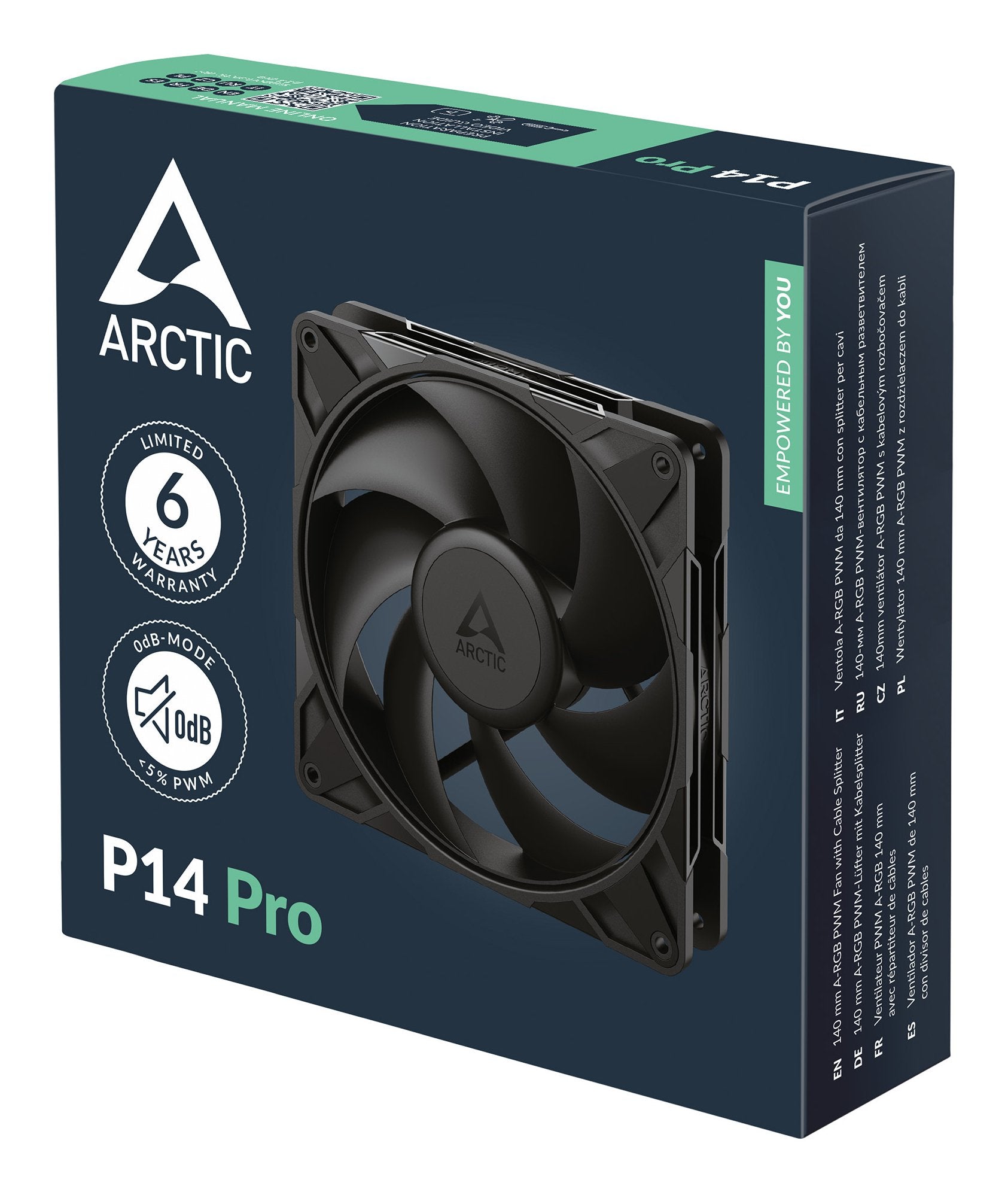 EAN 4895265000379 - ARCTIC P14 Pro Carcasa del ordenador Ventilador 14 cm Negro imagen 6