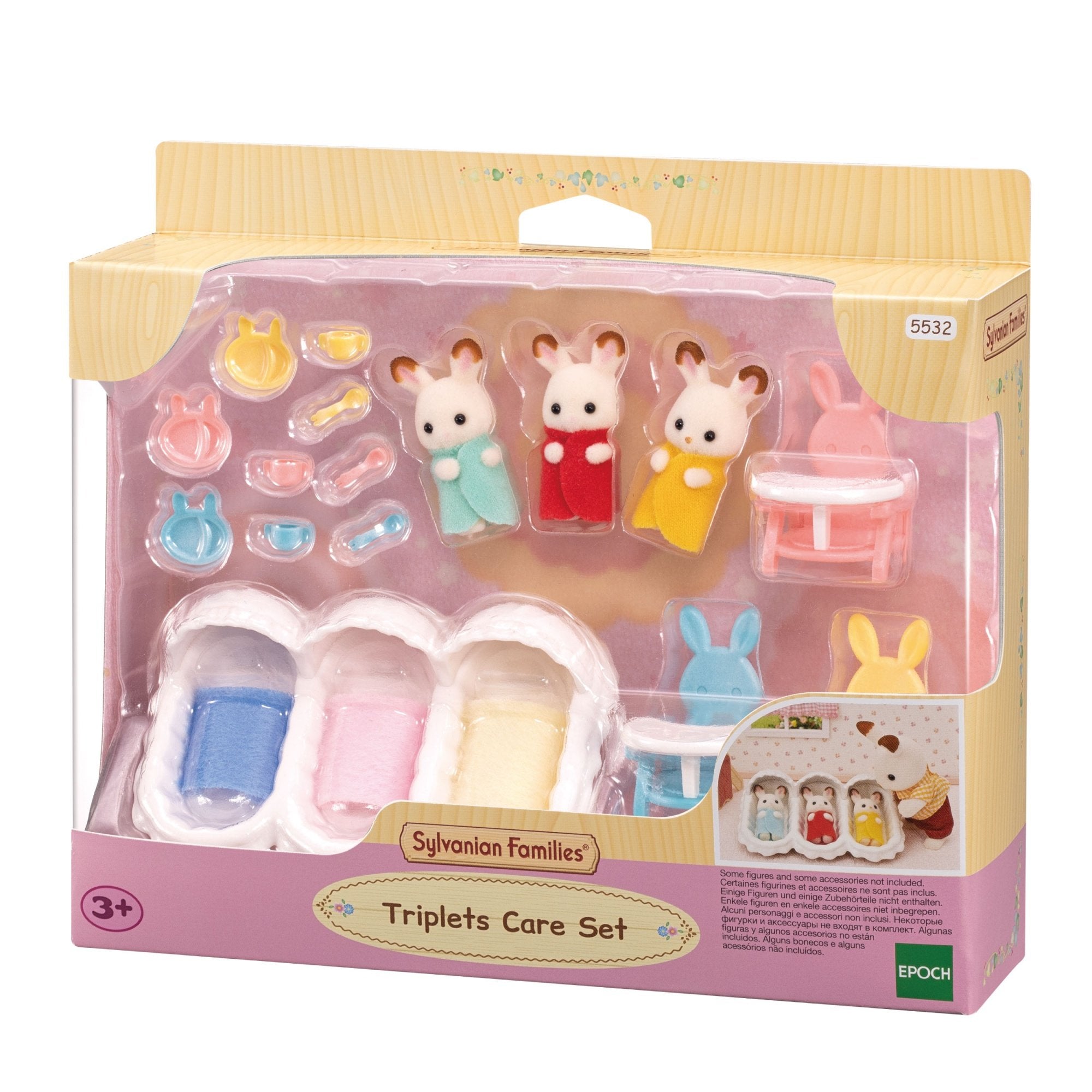 Epoch Sylvanian Families - Erstausstattung Para Drillinge L5532