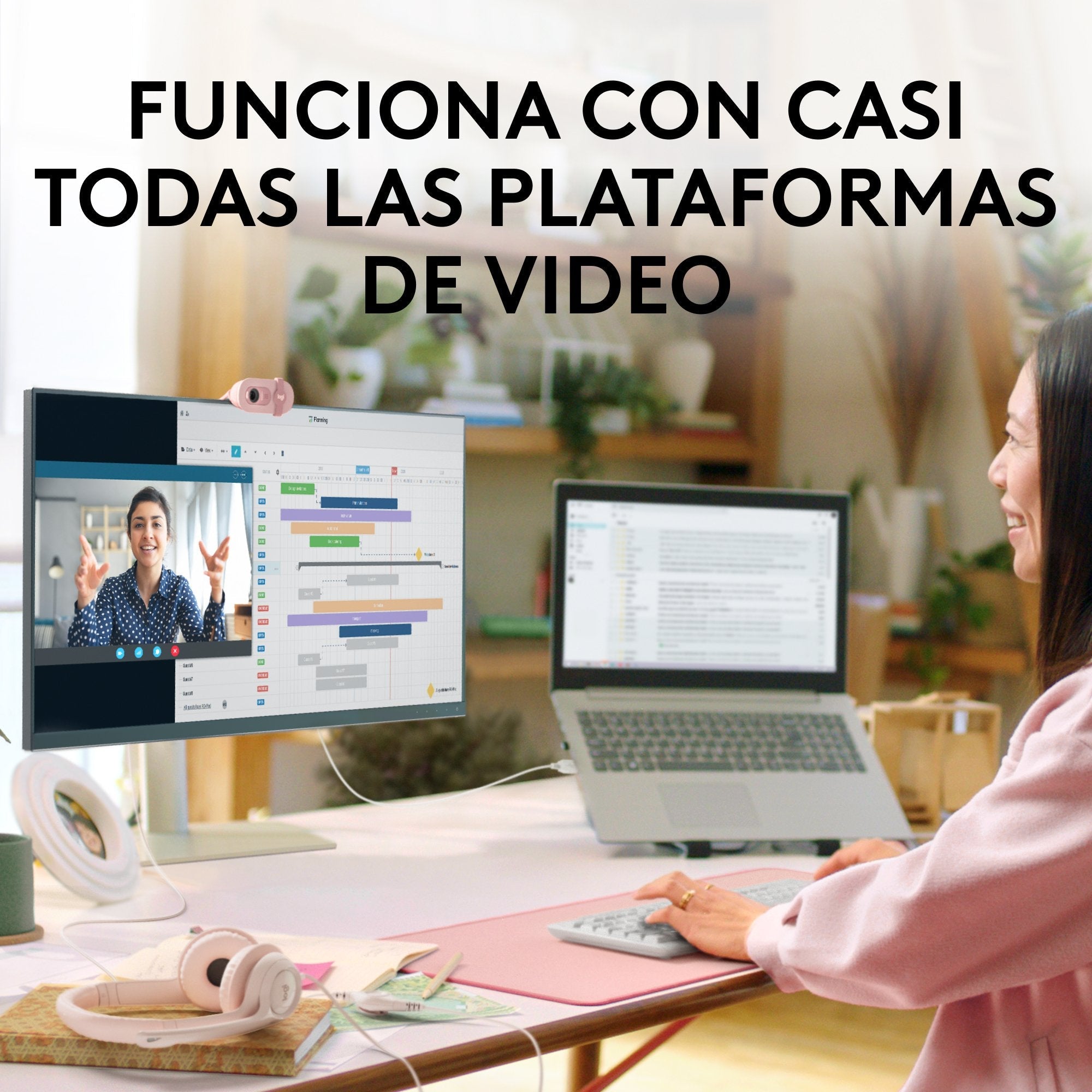 EAN 5099206113282 - Logitech 960-001623 cámara web 2 MP 1920 x 1080 Pixeles USB Rosa imagen 12