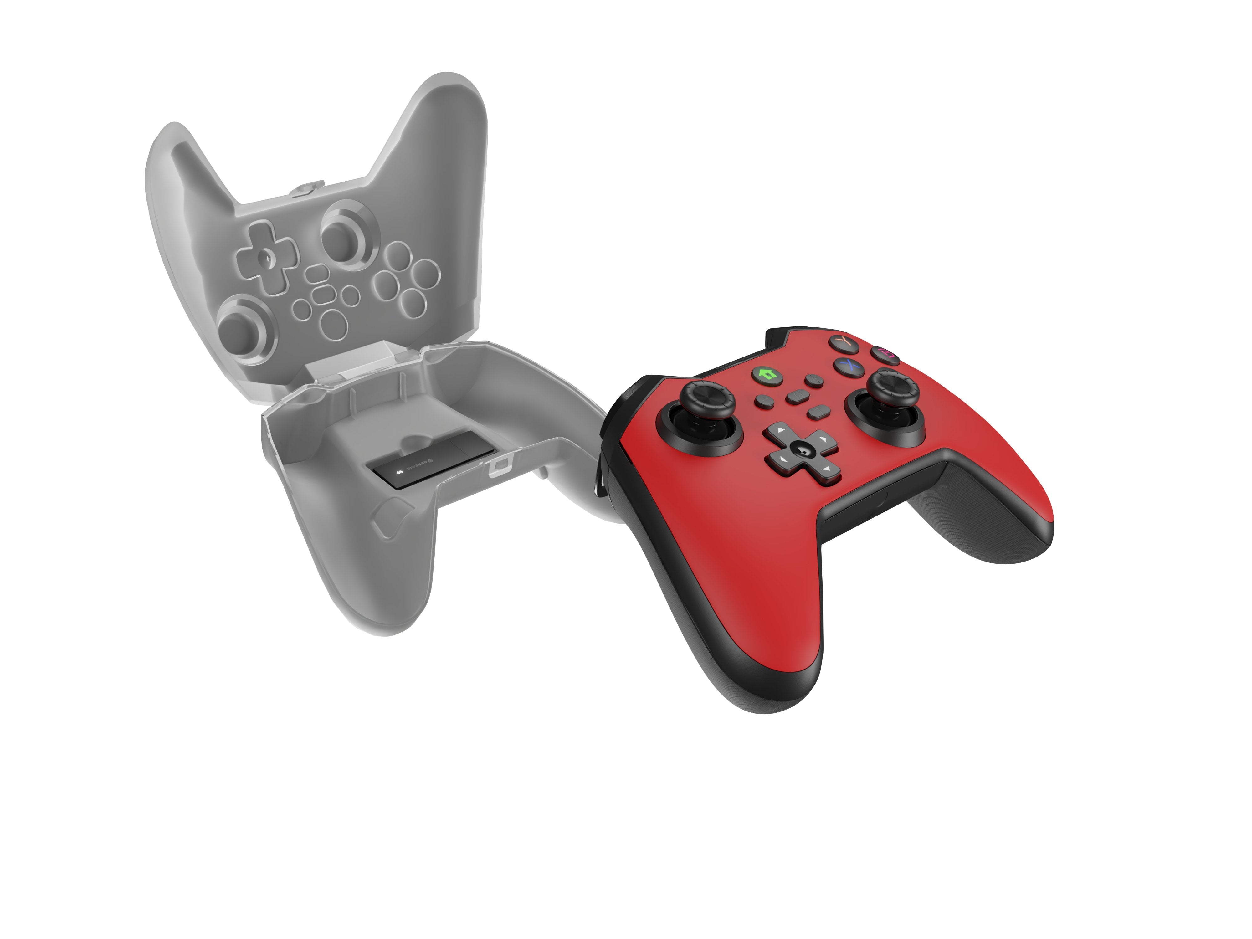 Gamepad Genesis Mangan 400 Wireless (For Pc/Switch/Mobile) Rojo