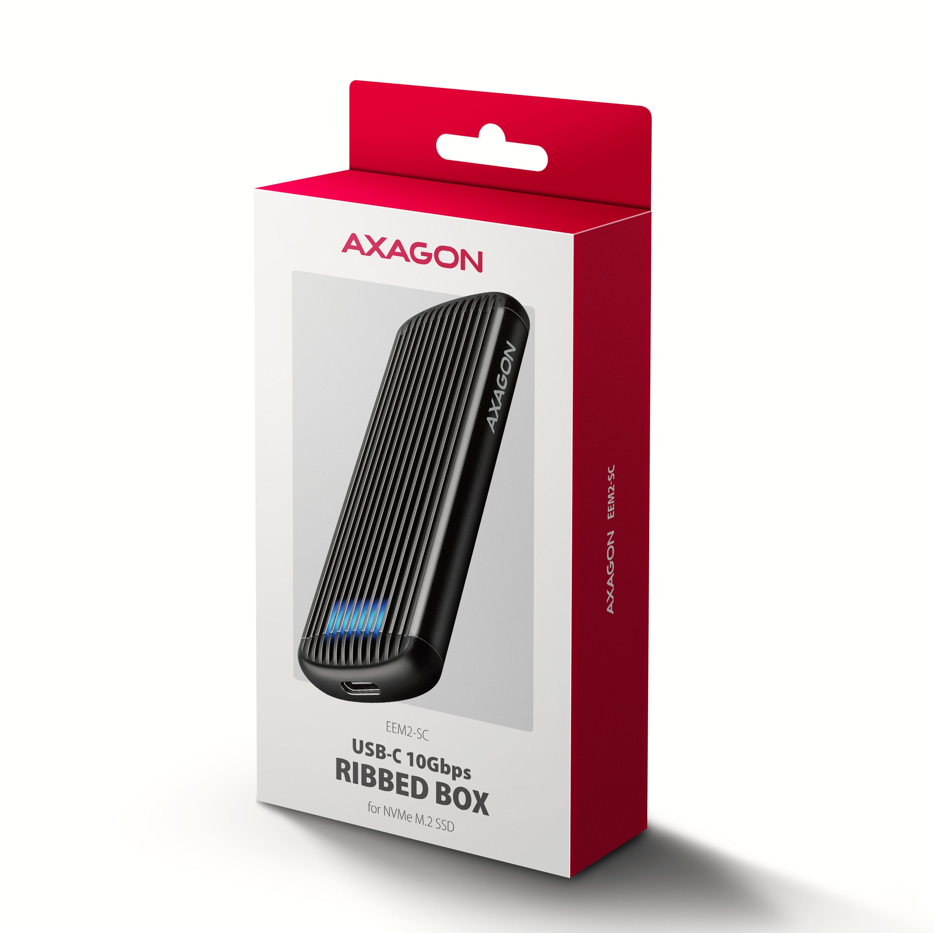 Ssd Acc Enclosure M.2 Nvme/Usb-C Eem2-Sc Axagon