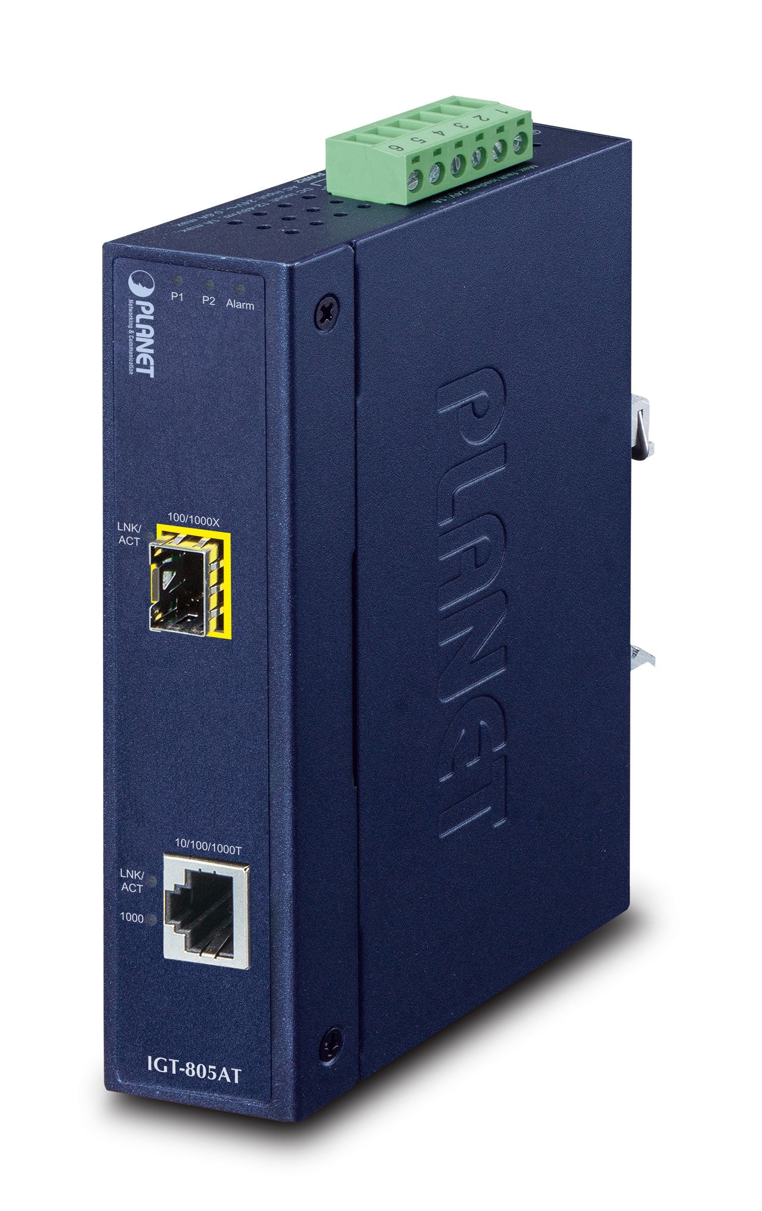 EAN 4711605281119 - PLANET IGT-805AT convertidor de medio 1000 Mbit/s Azul imagen 1