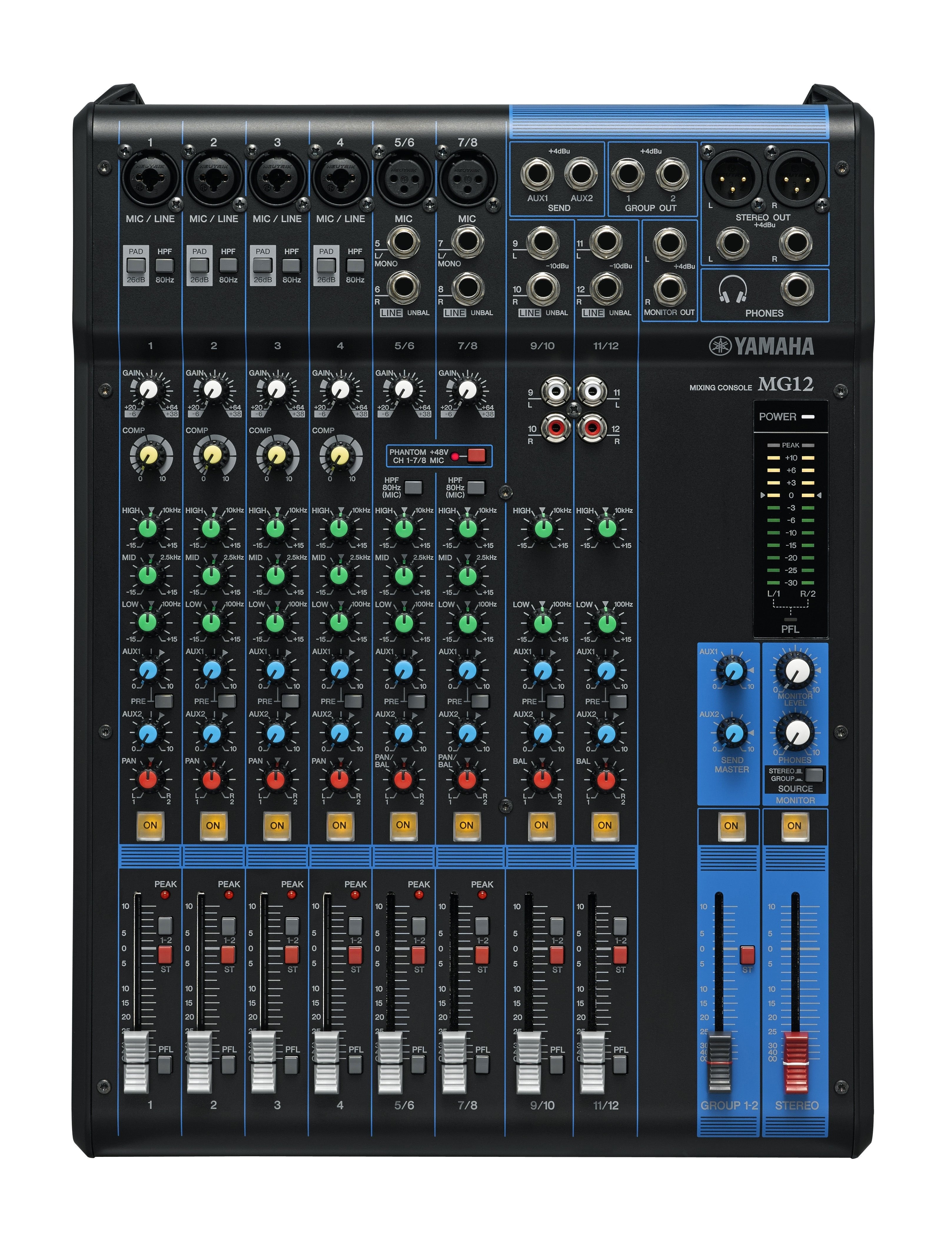 Yamaha Mg12 Audio Mixer 12 Channels