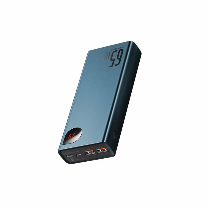 Powerbank Baseus Adaman Metal 20000mah, Pd, Qc 3.0, 65w, 2xusb + Usb-C + Micro Usb, (Niebieski)