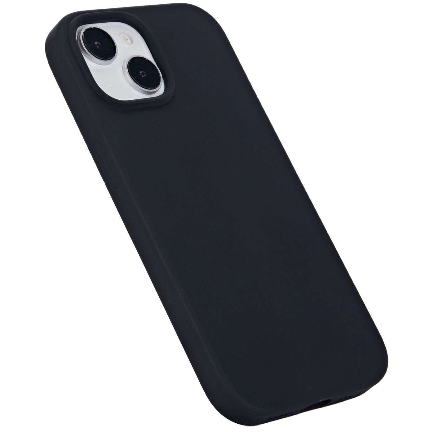 Infinite Rome Iphone 15 - Silicone Case For Magsafe - Charging Black 100% Recycled Silicone