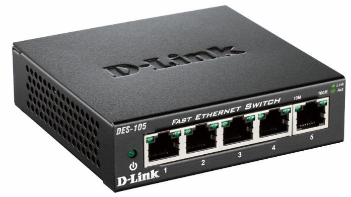 EAN 0790069368172 - D-Link DES-105 No administrado Negro imagen 1