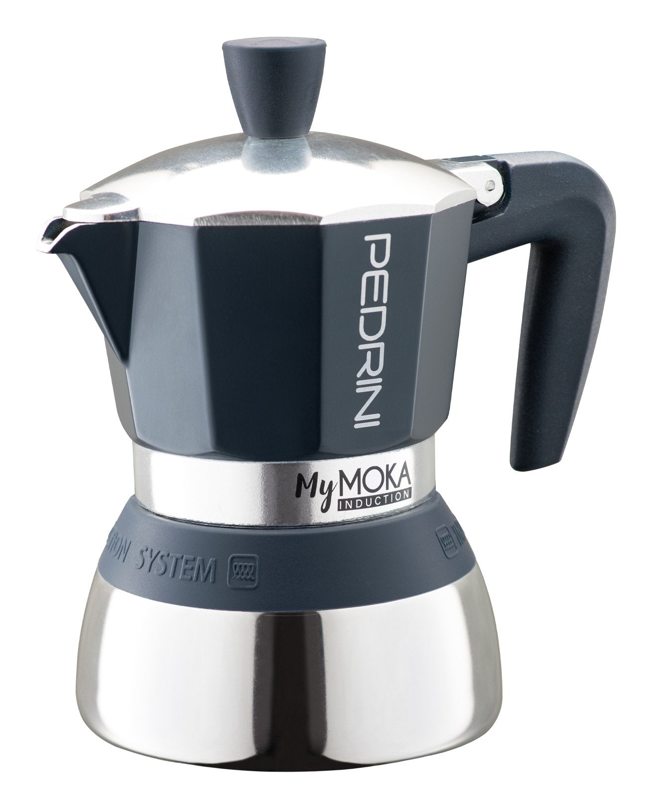 Cafetera Italiana Pedrini Mymoka Induction Marrón, Acero Inoxidable