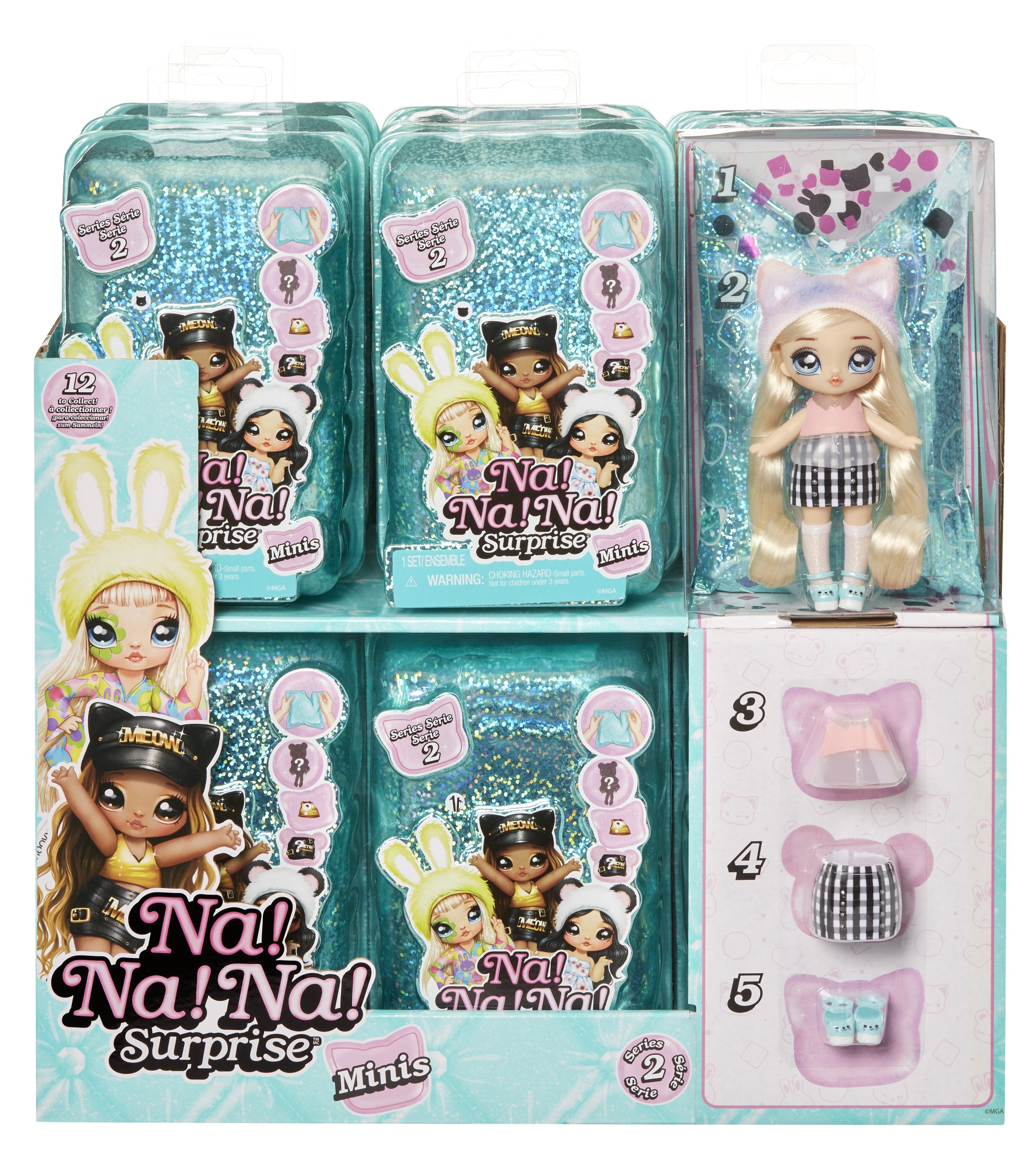 EAN 0035051591955 - Na! Na! Na! Surprise Minis Assortment Series 2 in PDQ imagen 12