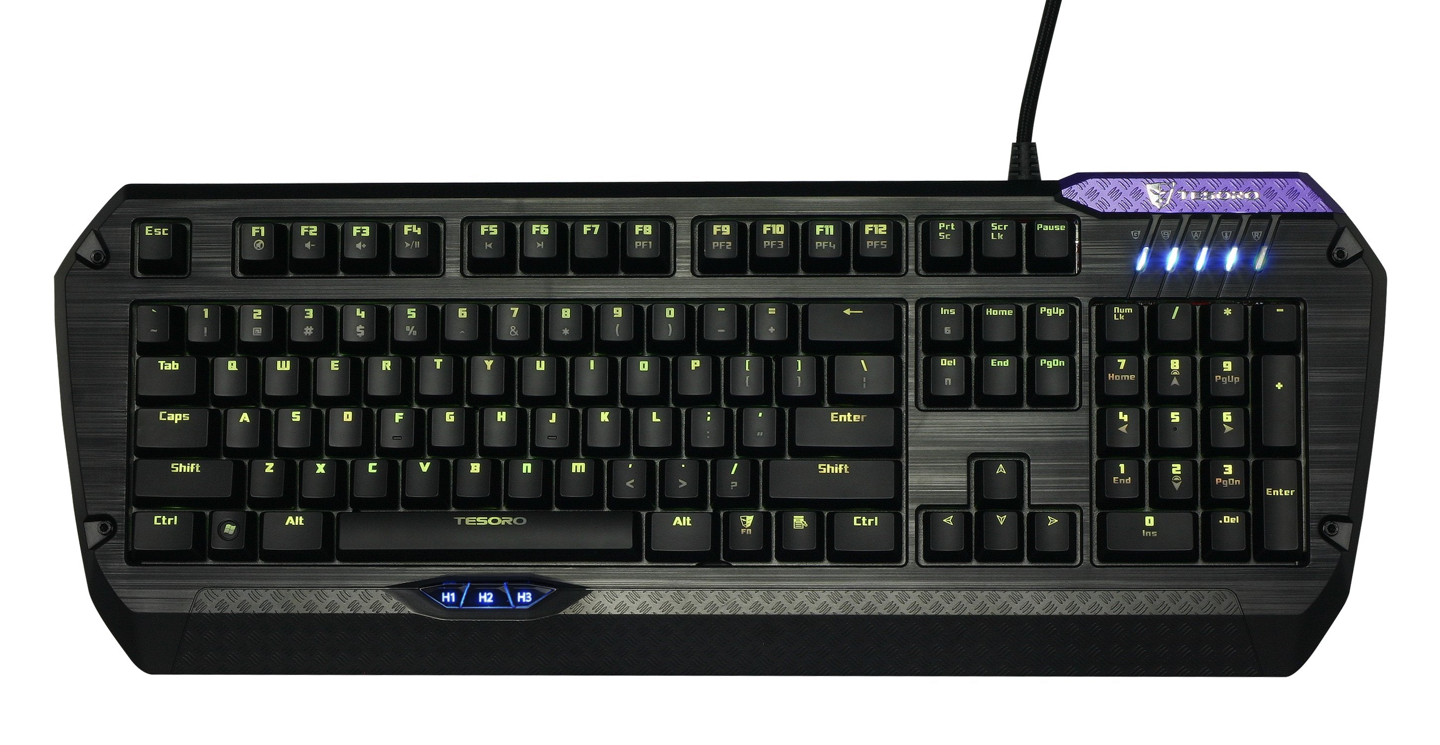 Tesoro Lobera Teclado Usb Azerty Negro