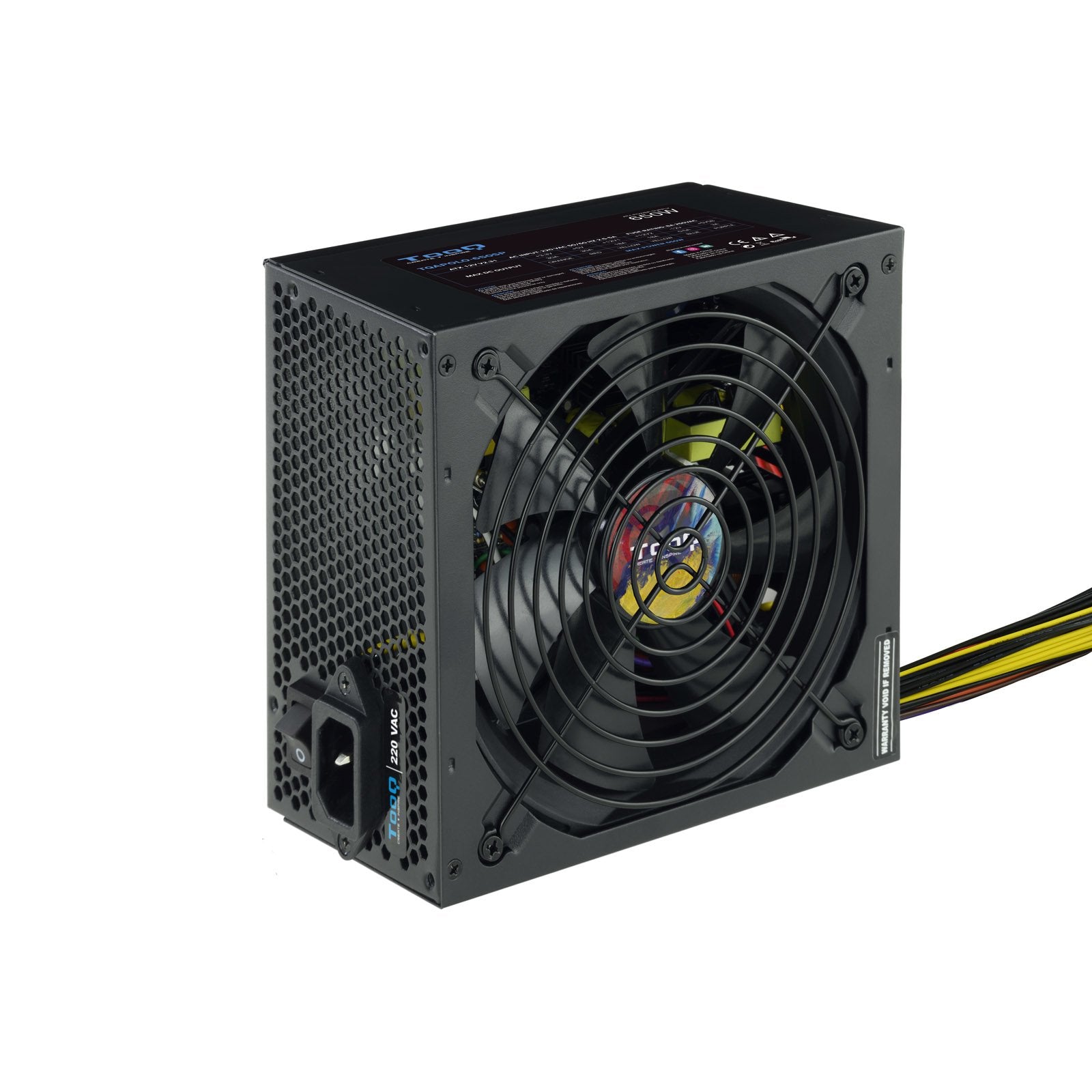 EAN 8433281010291 - TooQ TQAPOLO-650SP unidad de fuente de alimentación 650 W 20+4 pin ATX ATX Negro imagen 1
