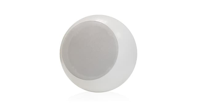 6,5" Sphere Pendant Loudspeaker, White Spherical