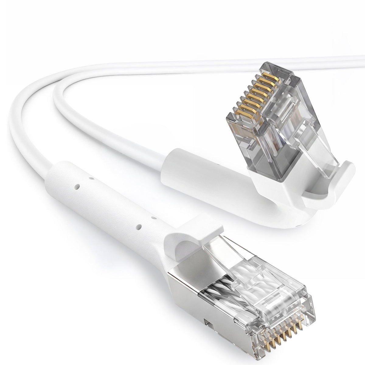 EAN 5906168638978 - Extralink Kat.6A U/FTP 1m 1Gbps Biały | Patchcord LAN | Miedź Kabel sieciowy skrętka, łamana końcówka (EX imagen 8