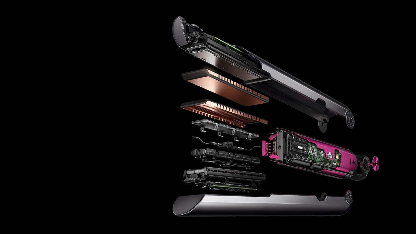 Plancha De Pelo Dyson Corrale Fucsia