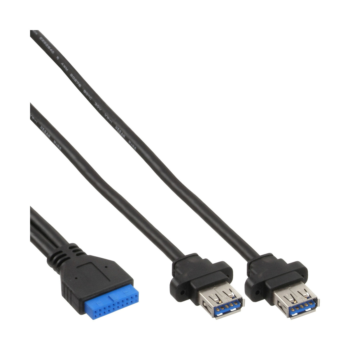 Tarjeta Mini-Pcie Inline 2x Usb 3.0