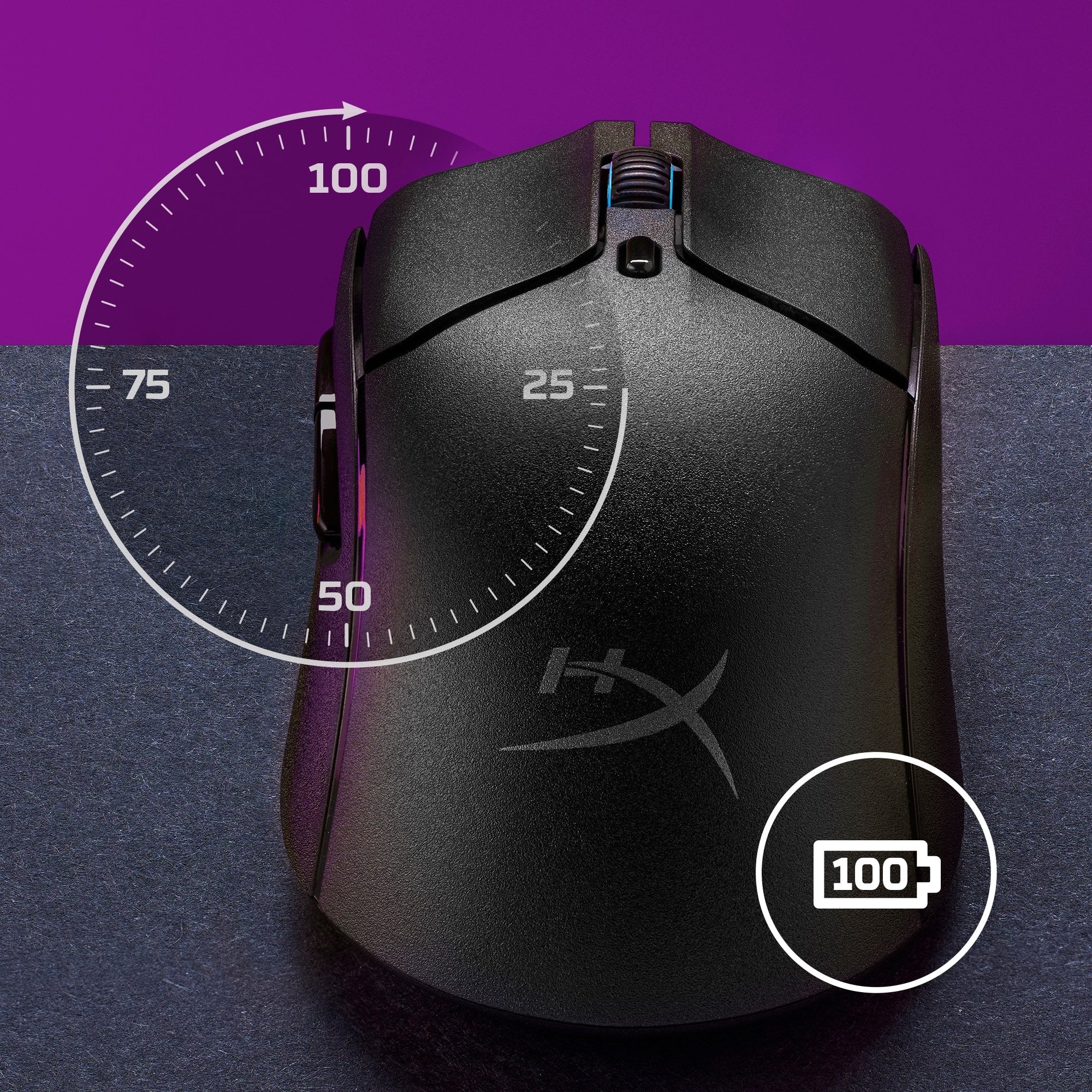 EAN 0196786272554 - HyperX Pulsefire Haste 2 Wireless Black Gaming Mouse ratón Juego Ambidextro RF Wireless + Bluetooth 26000 imagen 5