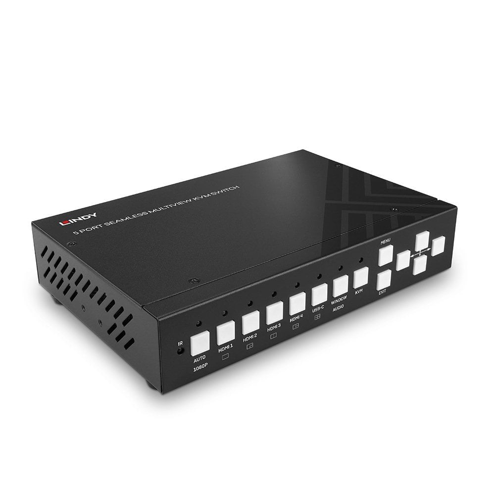 Kvm Lindy 5-Port Seamless Multiview Switch