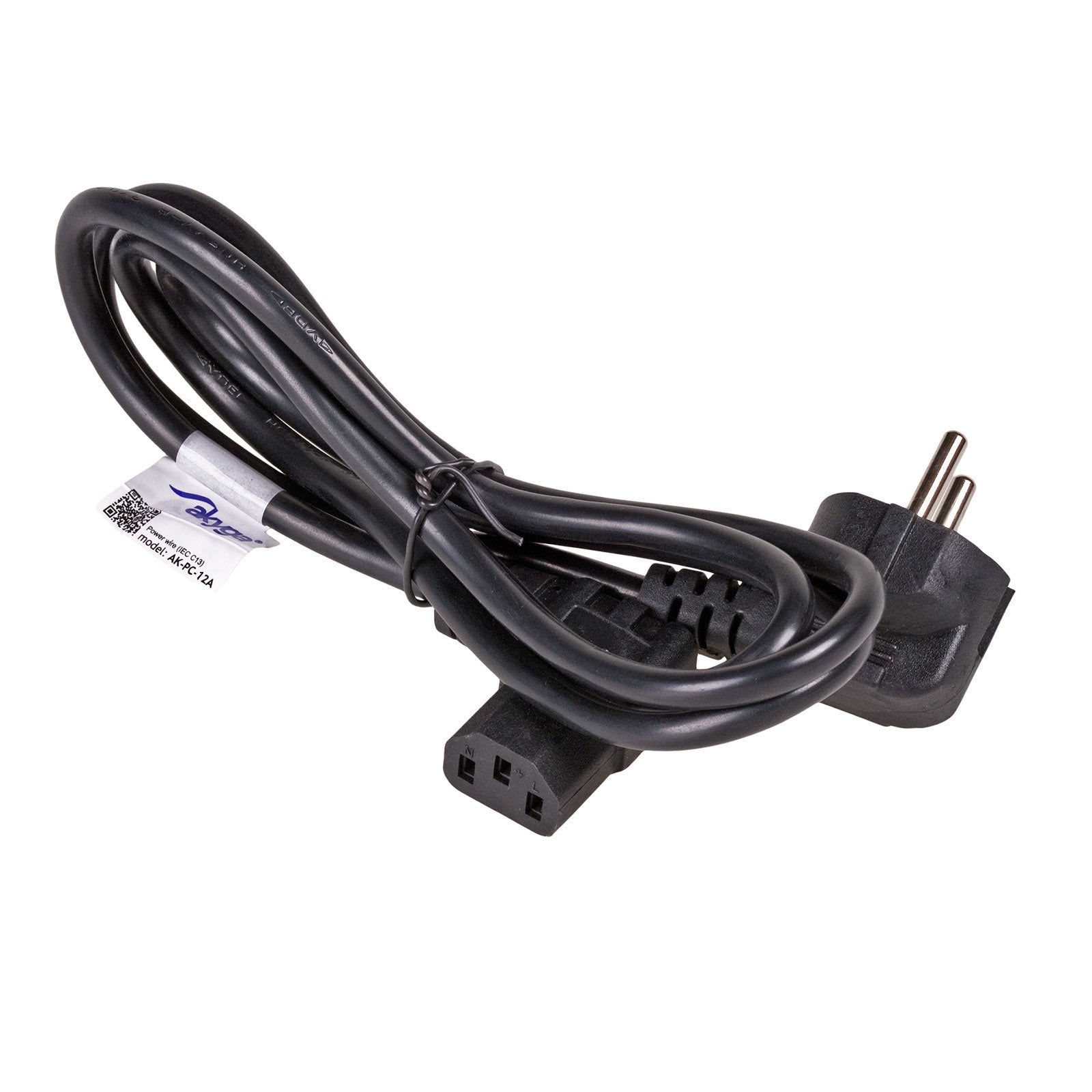 Akyga Cable De Alimentación Ak-Pc-12a Ángulo Cca Iec C13 Cee 7/7 250v / 50hz 3m