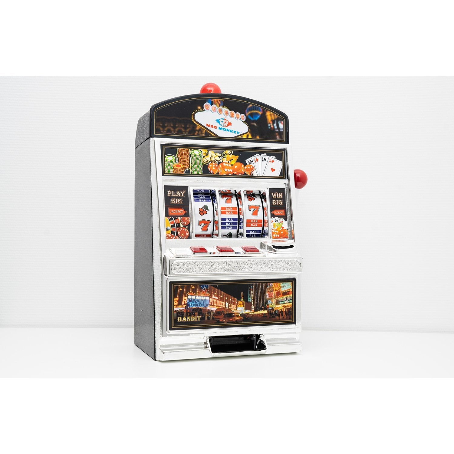Mad Monkey - Slot Machine Xl - Spielautomat Con Spardose