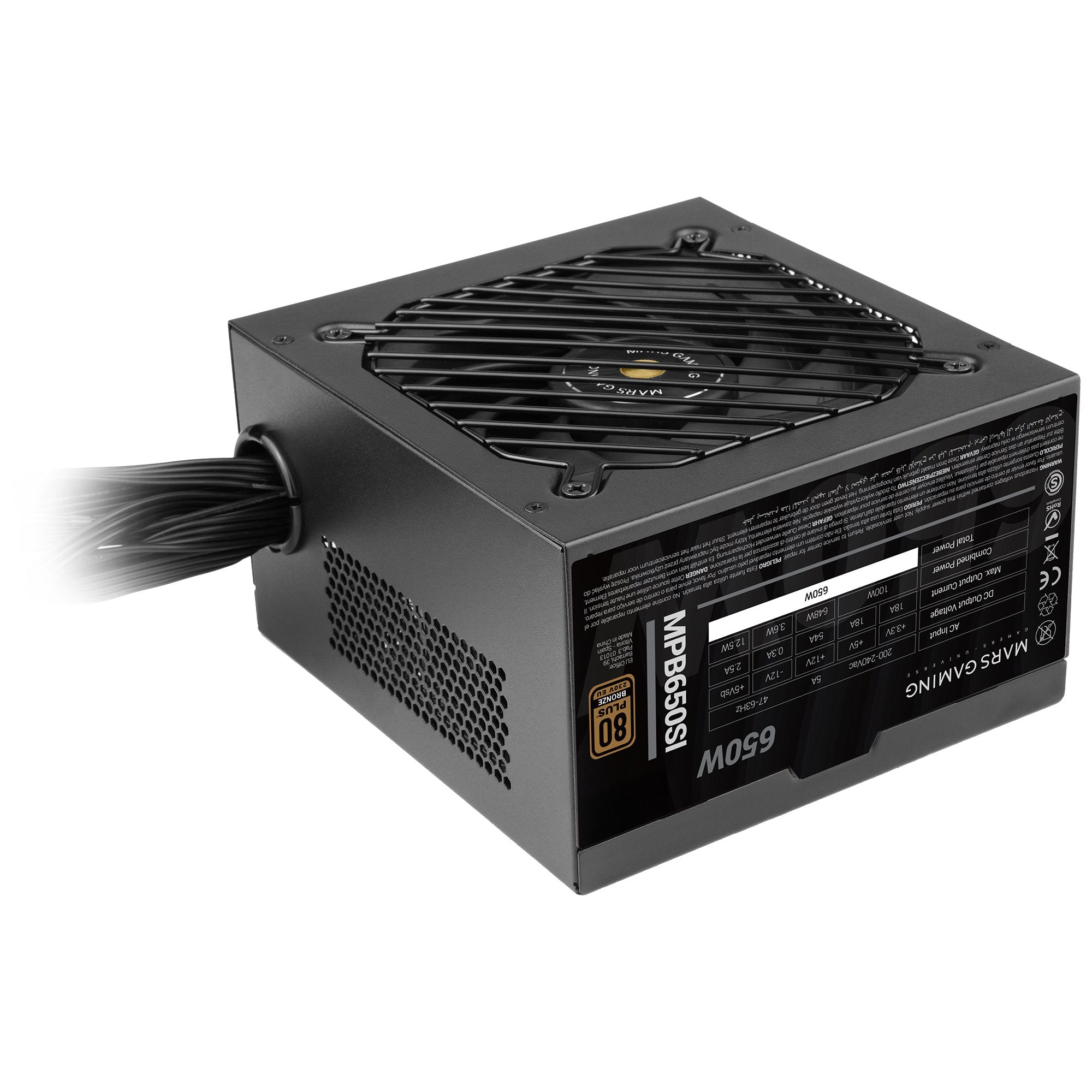 EAN 8435693108306 - Mars Gaming MPB650SI unidad de fuente de alimentación 24-pin ATX imagen 3