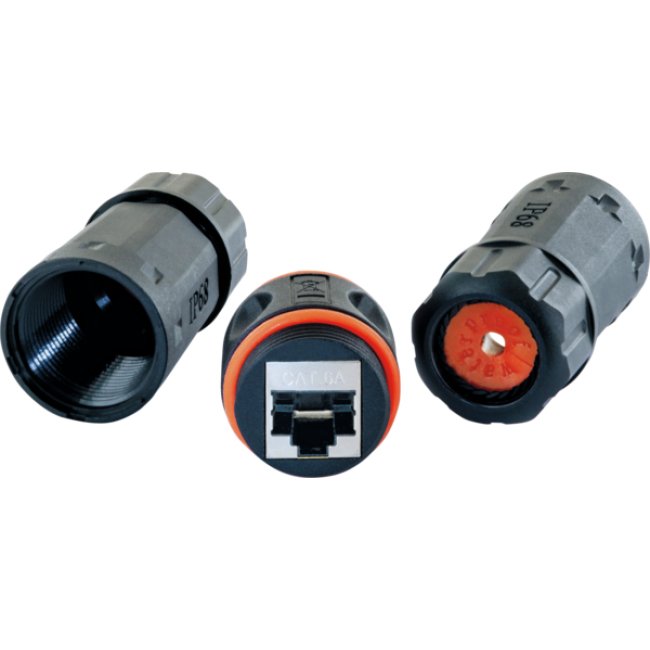 Schwaiger Cat 6 A Netzwerkverbinde Outdoor 2x Rj45 Conector Hembra