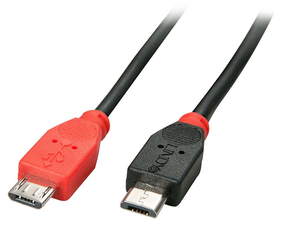 Lindy Usb 2.0 Cable Typ Micro-B/Micro-B M/M Otg 0.5m