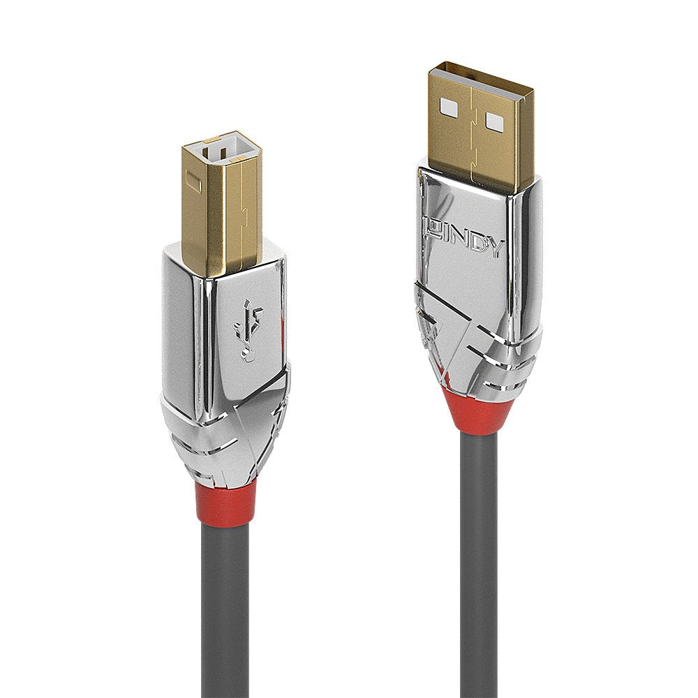 Lindy Usb 2.0 Cable Typ A/B Cromo Line M/M 1m