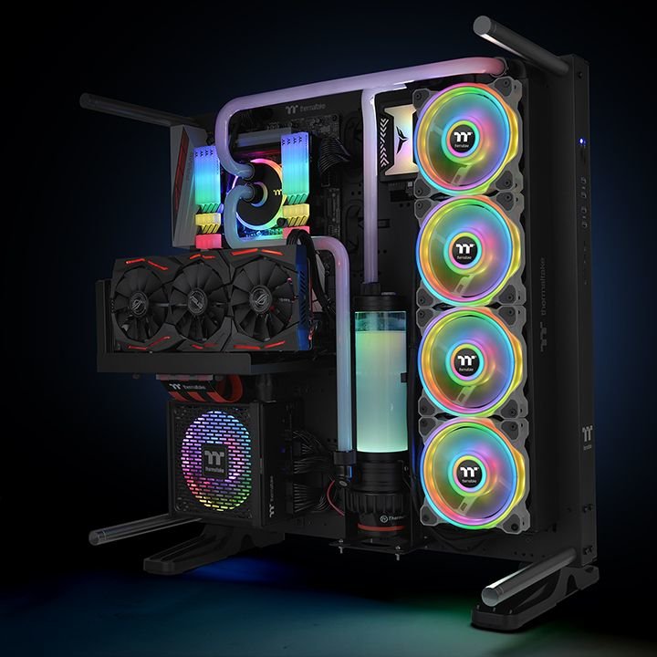 EAN 4713227523349 - Thermaltake Riing Quad 12 RGB Carcasa del ordenador Ventilador 12 cm Blanco imagen 5