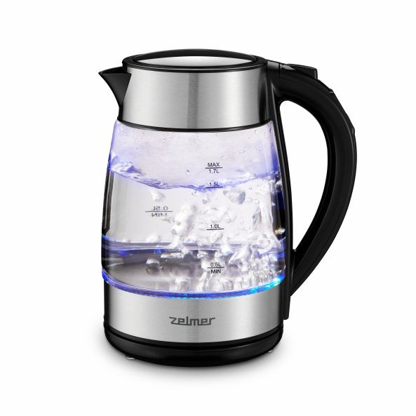 Tetera Zelmer Zck8026 Eléctrica 1,7 L 2200 W Negro, Transparente