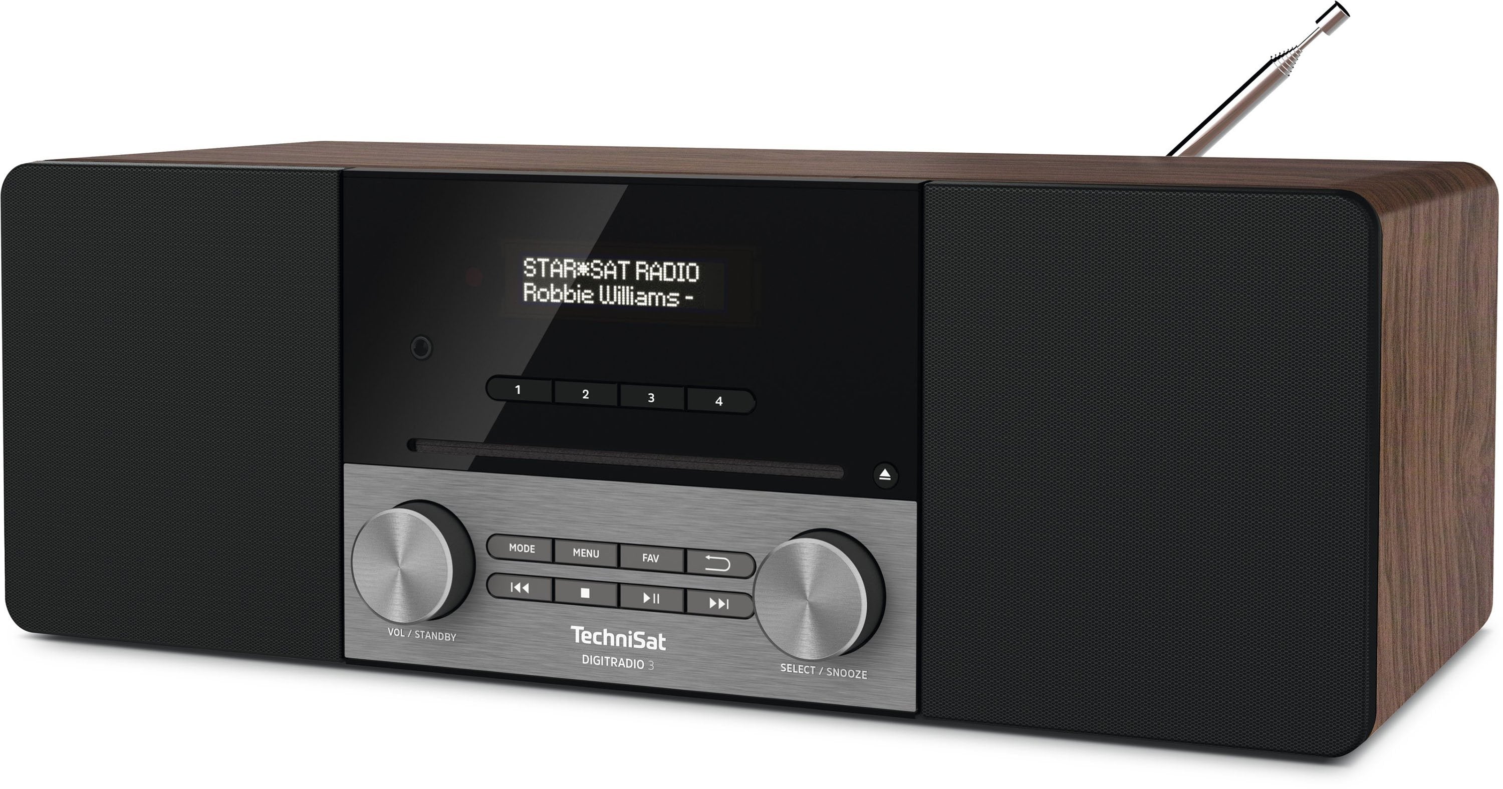 EAN 4019588439139 - TechniSat DigitalRadio 3 Portátil Analógico y digital Negro, Plata, Nuez imagen 4