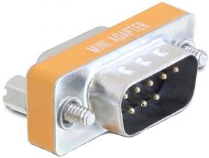 EAN 4043619652556 - DeLOCK 65255 cambiador de género para cable 9-p Sub-D Plata, Amarillo imagen 1