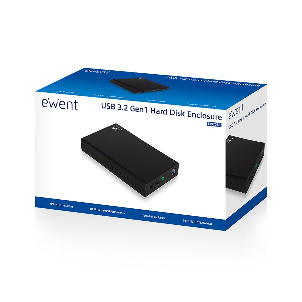 Carcasa Ewent Para Discos Duros/ Usb 3.0/ Sata 3.5
