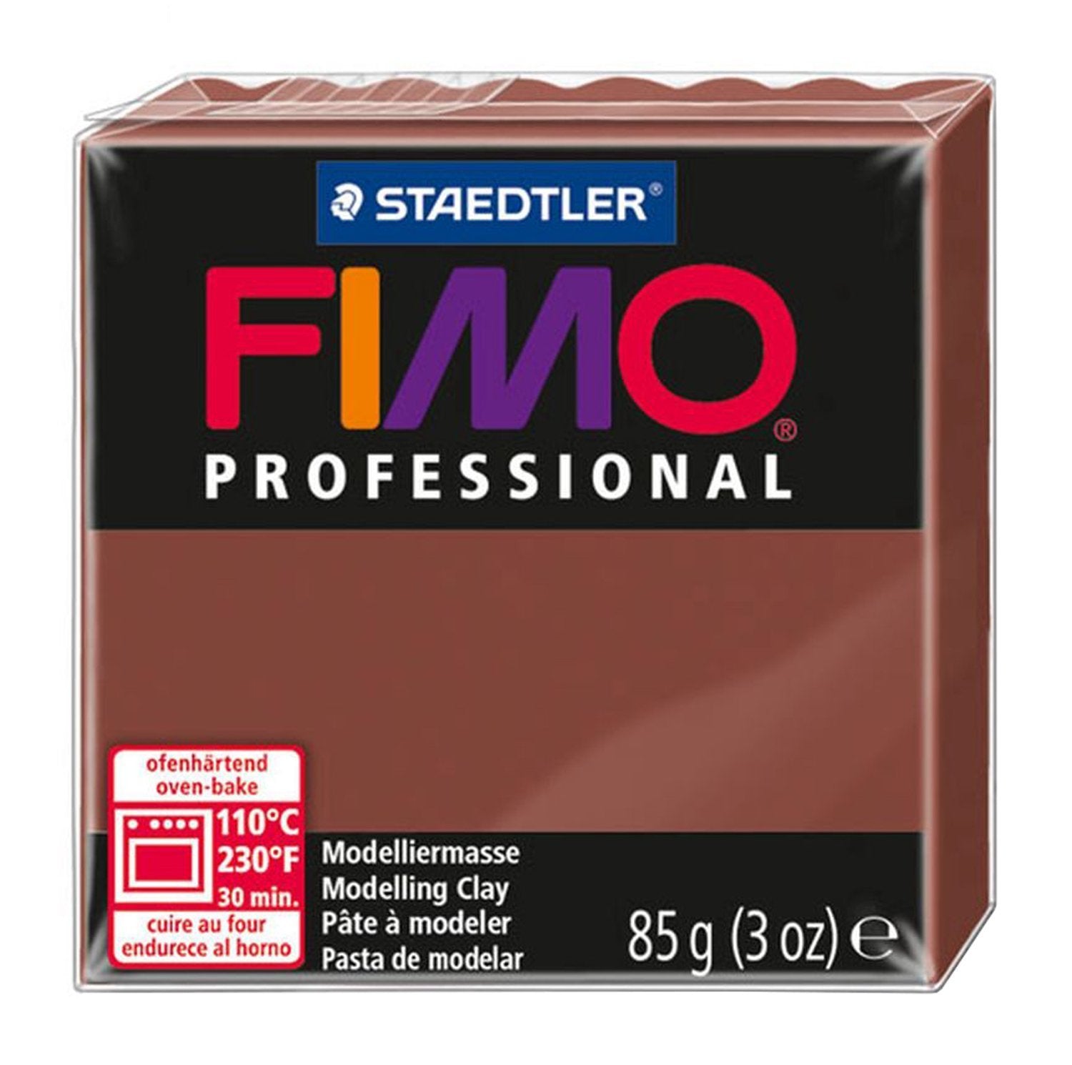 Pasta De Modelar De Secado Al Horno Staedtler Fimo Professional/ 85g/ Chocolate