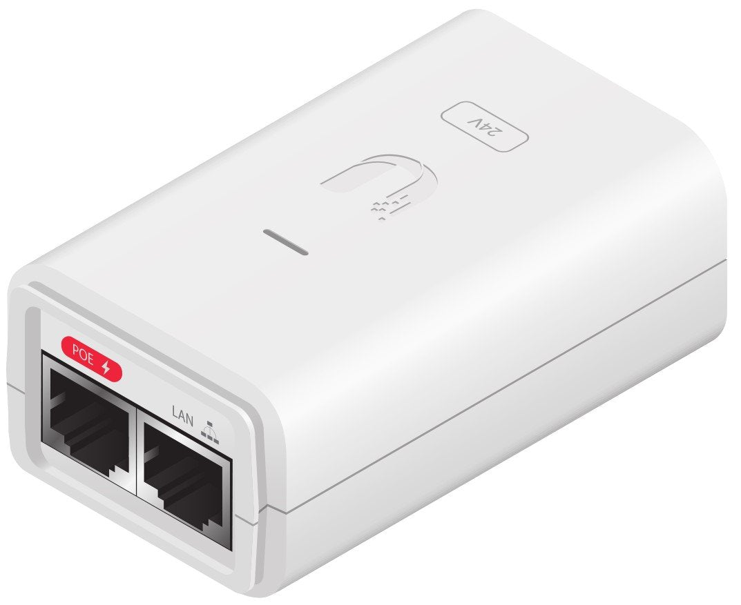 EAN 0817882025140 - Ubiquiti POE-24-7W-G-WH adaptador e inyector de PoE Gigabit Ethernet 24 V imagen 1