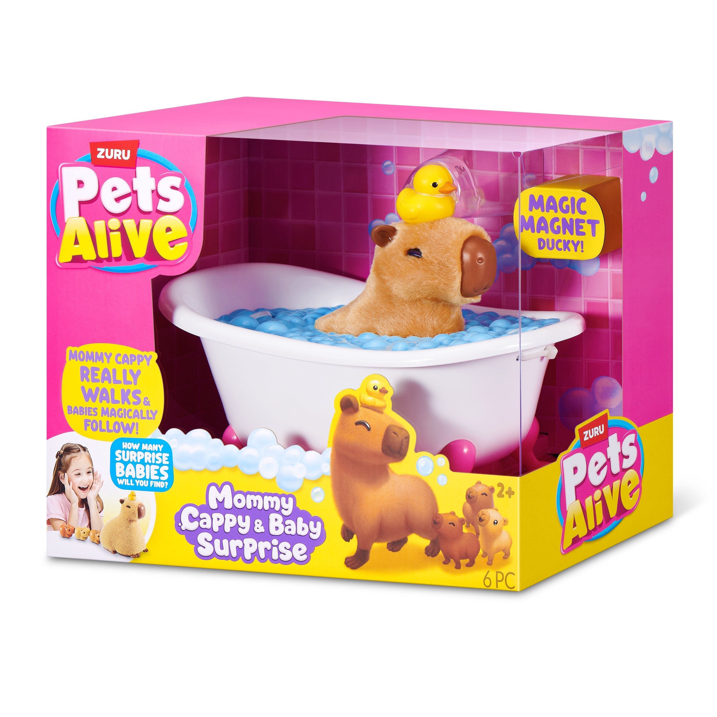 Zuru Pets Alive - Mommy Capybara And Baby Surprise 9574