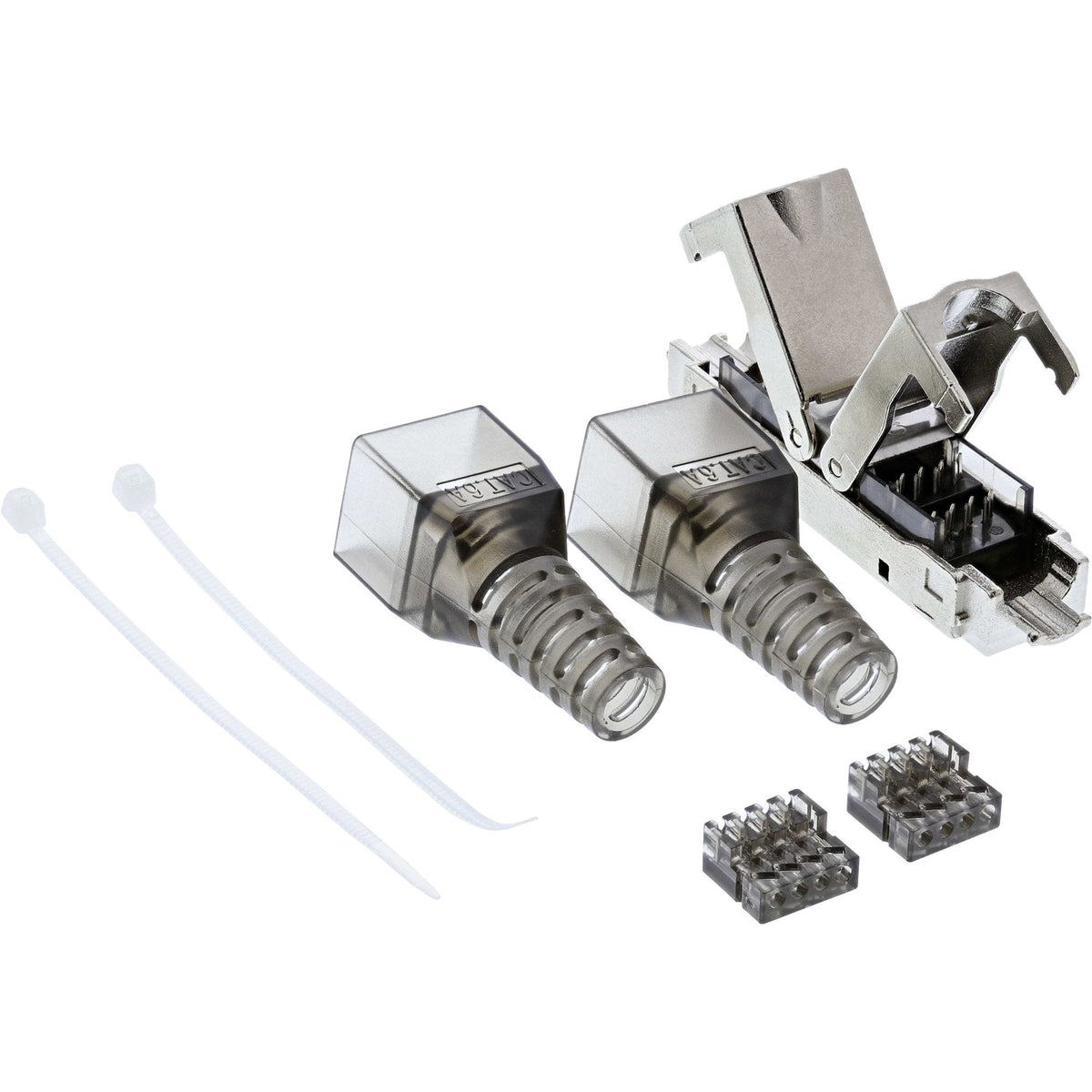 Caja De Conexión Inline Cat.6a 600 Mhz Lsa Blindado