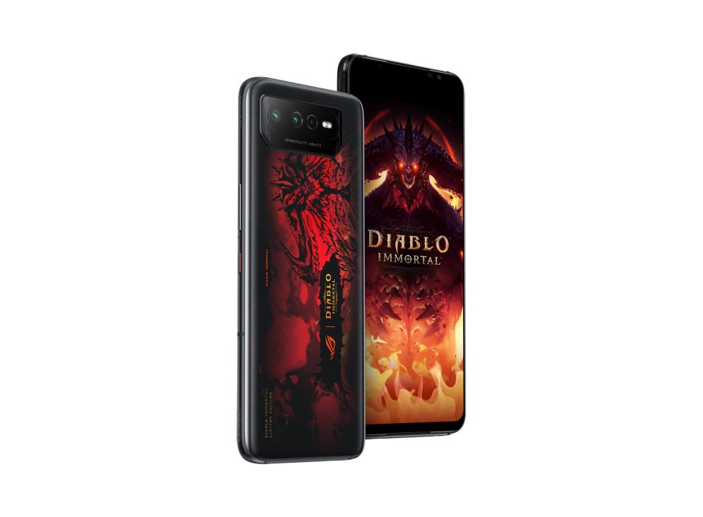 Asus Rog Phone 6 Diablo Immortal Edition 17,2 Cm (6.78") Sim Doble Android 12 5g Usb Tipo C 16 Gb 512 Gb 6000 Mah Negro, Rojo