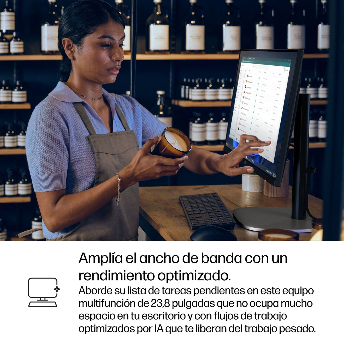 EAN 0199485673639 - HP ProStudio 4 G1i AI PC Intel Core Ultra 5 235T 60,5 cm (23.8") 1920 x 1080 Pixeles PC todo en uno 16 GB imagen 9