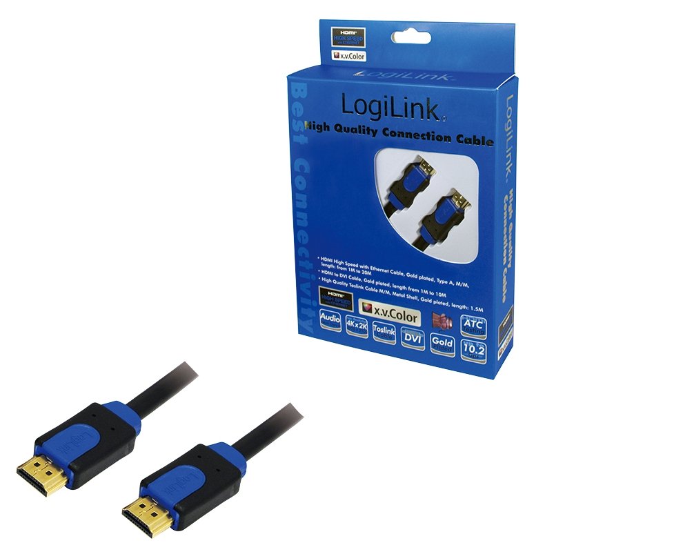 Logilink Chb1101 Cable Hdmi Ethernet A -> A St / St 1.00m Oro