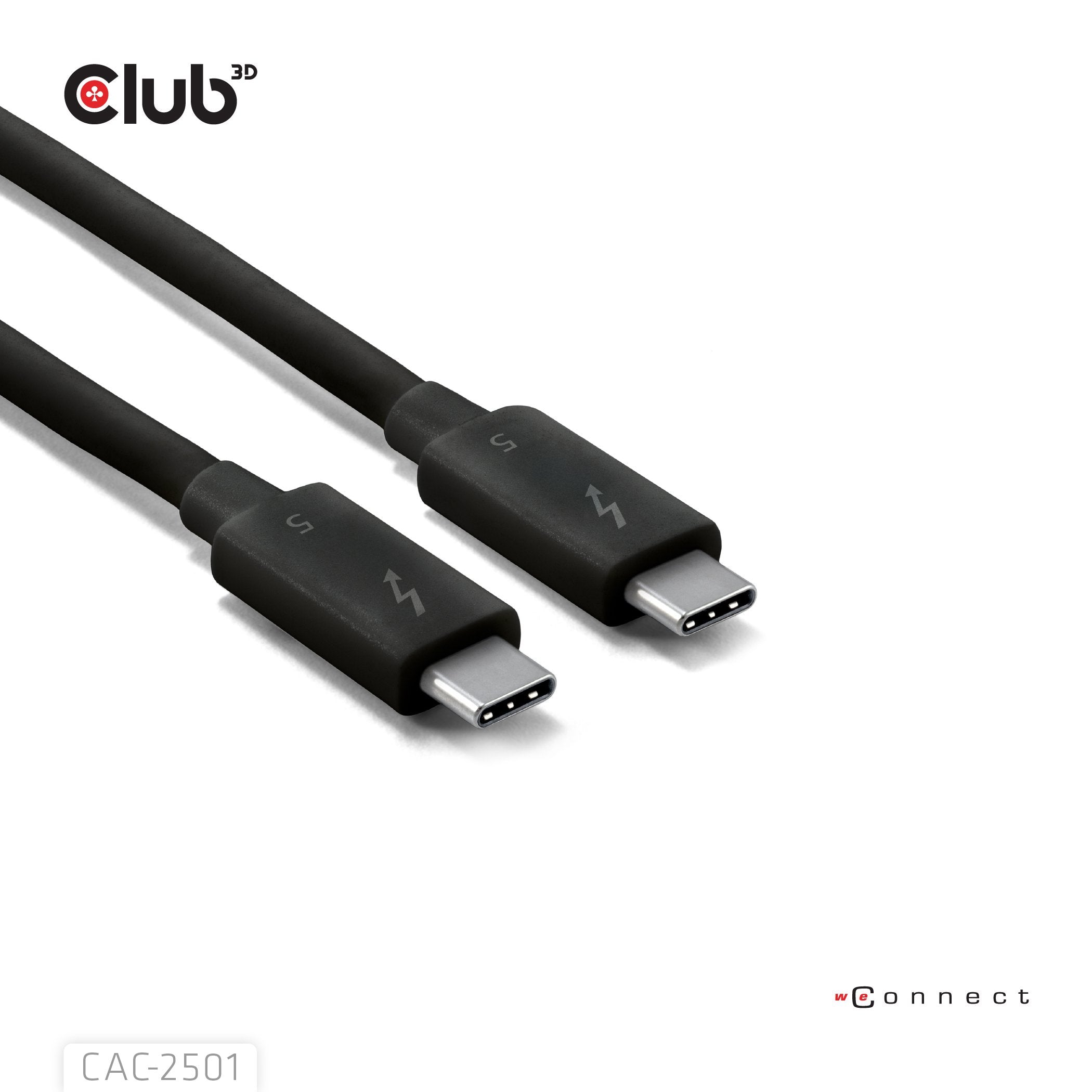 EAN 8719214473280 - CLUB3D CAC-2501 cable Thunderbolt 1 m 120 Gbit/s Negro imagen 6