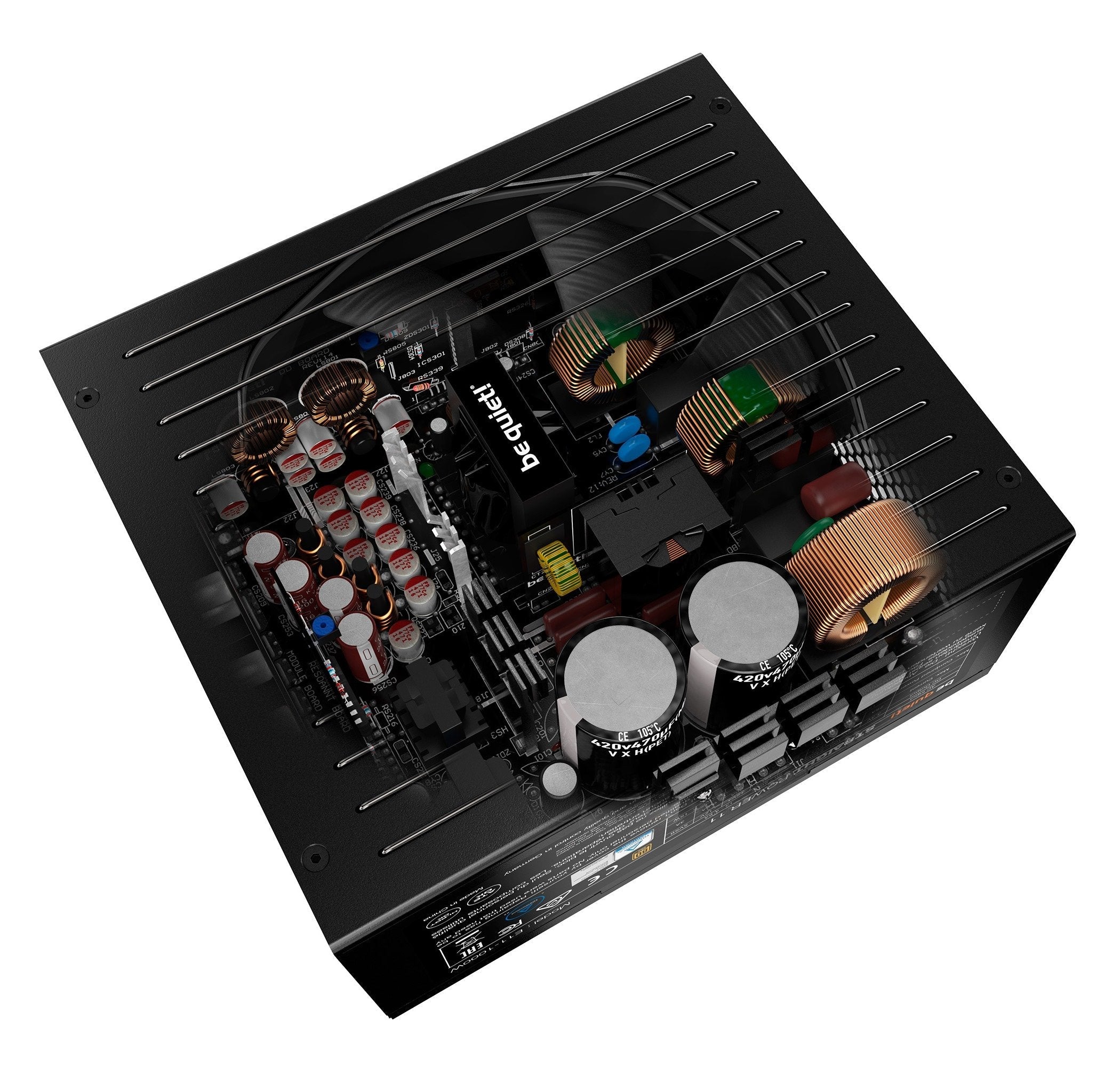 Fuente De Alimentación Be Quiet Atx 1000w Straight Power 11 Bn213 Modular/80+ Oro/Cables Mallados Negros Bn285