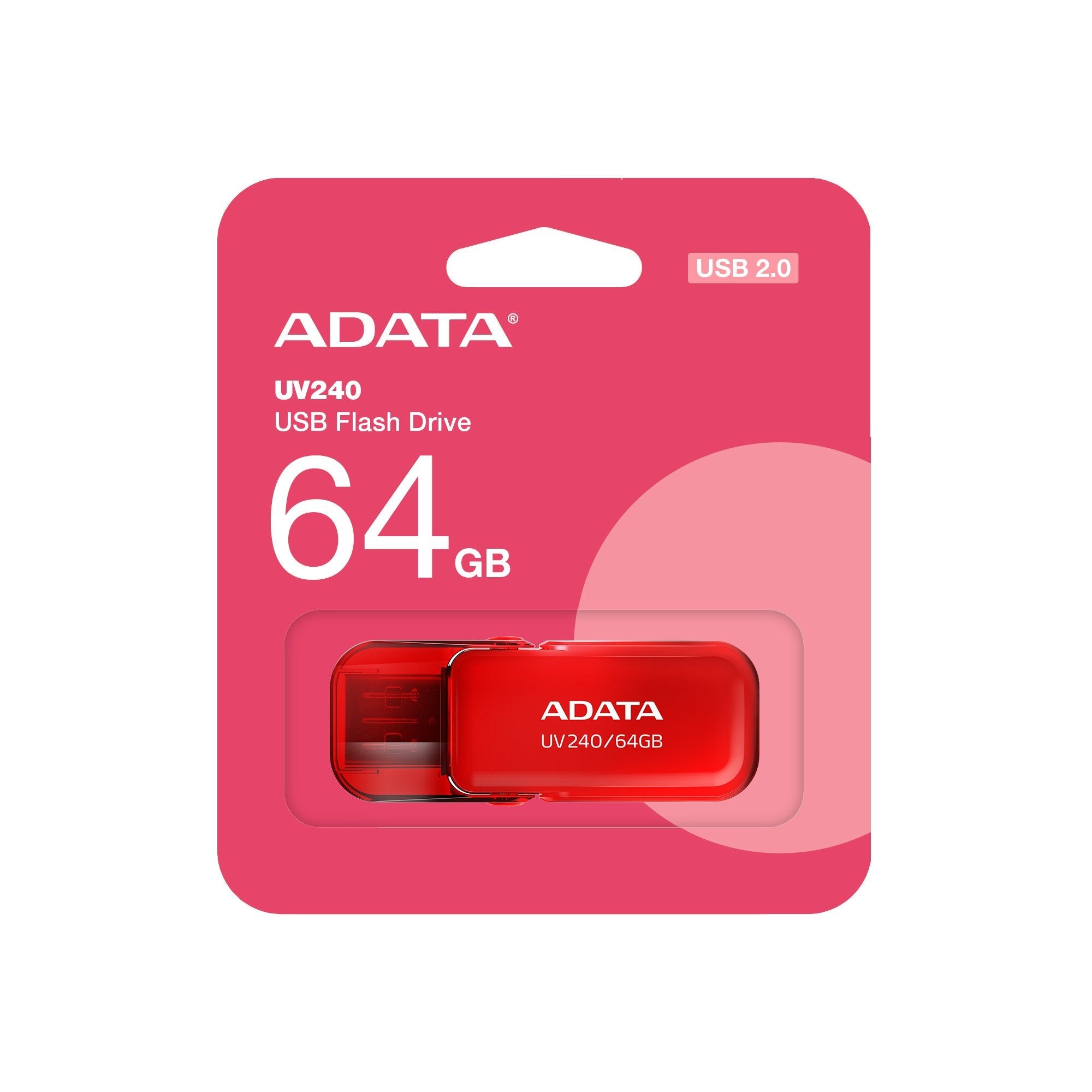 EAN 4711085943118 - ADATA UV240 unidad flash USB 64 GB USB tipo A 2.0 Rojo imagen 3