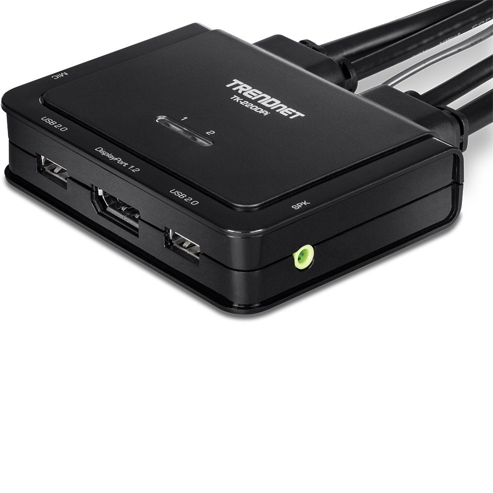 EAN 0710931170283 - Trendnet TK-220DPI interruptor KVM Negro imagen 4